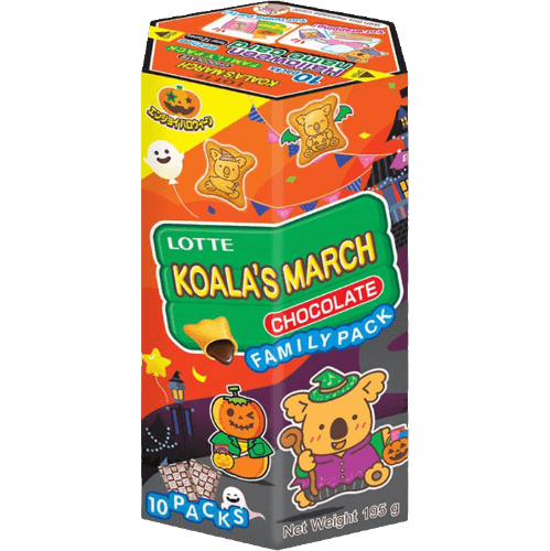 Thai Lotte Koala's March Chocolate Halloween Family Pack