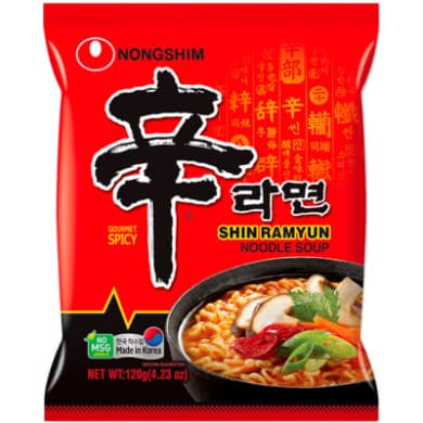 Nongshim Shin Ramyun Gourmet Spicy Instant Noodles 120g