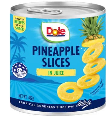 Dole Pineapple Slices in Juice 432g