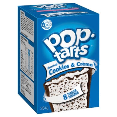 Pop-Tarts Frosted Cookies & Crème Toaster Pastries 384g