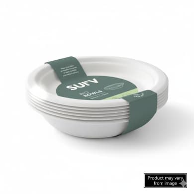 SURV Bio Bowls 17.5cm (10 Pack)