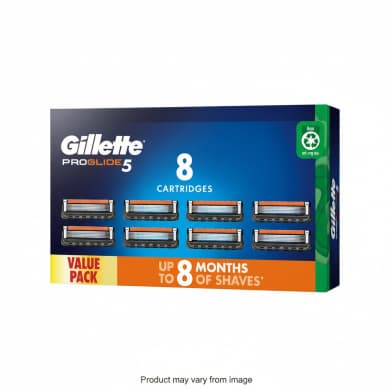 Gillette ProGlide 5 Razor Cartridges (8 Pack) | Replacement Blades