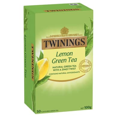 Twinings Lemon Green Tea - 50 bags (100g)