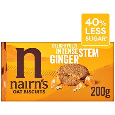 Nairn's Stem Ginger Oat Biscuits