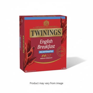 Twinings English Breakfast Decaffeinated 160g