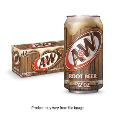 A & W Root Beer 355ml 12pk