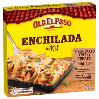 Old El Paso Enchilada Kit Oven Baked Cheesy Tomato