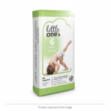 little one's Junior Nappies Size 6 (15-20 kg) 40 pack