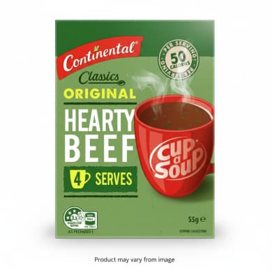 Continental Classics Original Hearty Beef Cup a Soup 55g (4 Serves)