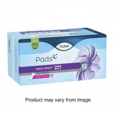 TENA Maxi Night Pads Extra Long – 14 Pack (Overnight Protection)