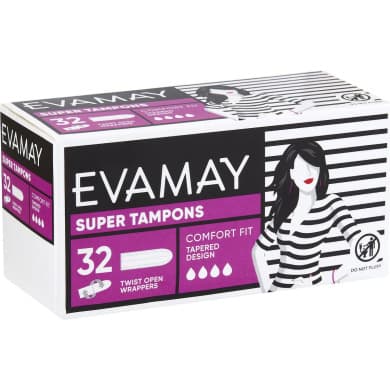Evamay Super Tampons - 32 Pack