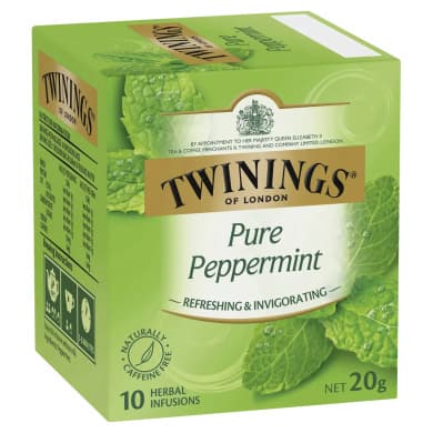 Twinings Pure Peppermint Herbal Infusions 10 Pack (20g)