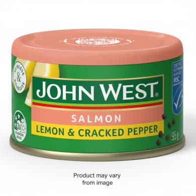 John West Salmon Lemon & Cracked Pepper