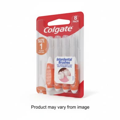 Colgate Interdental Brushes Size 1 (8 Pack)