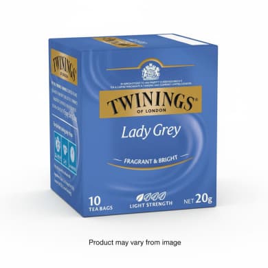 Twinings Lady Grey Flavoured Black Tea - 10 bags (20g)