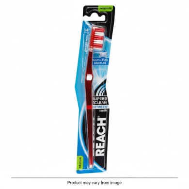 REACH Superb Clean Between Toothbrush (Medium) - 1 Pack