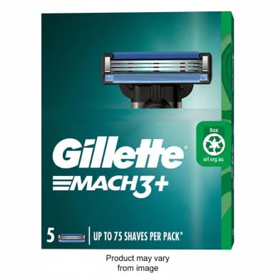Gillette Mach3+ Replacement Cartridges (5-Pack)