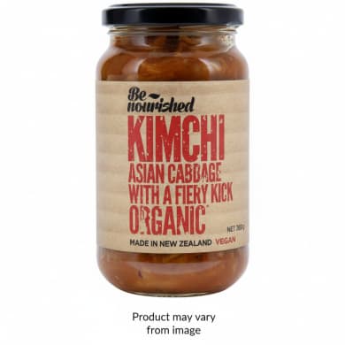Be Nourished Kimchi - Asian Cabbage with a Fiery Kick (Organic) 380g