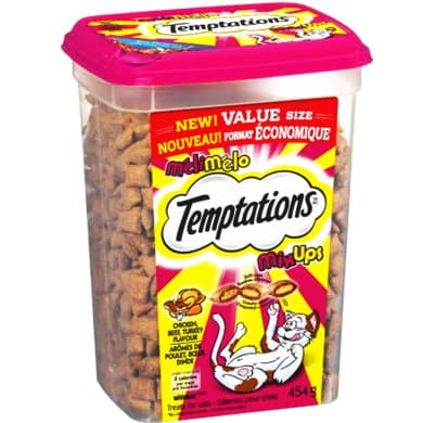 Temptations MixUps Cat Treats – Chicken, Beef & Turkey – 454g Value Tub