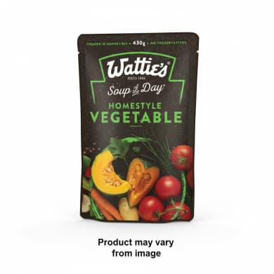 Wattie's Soup of the Day Homestyle Vegetable Soup (430g pouch)