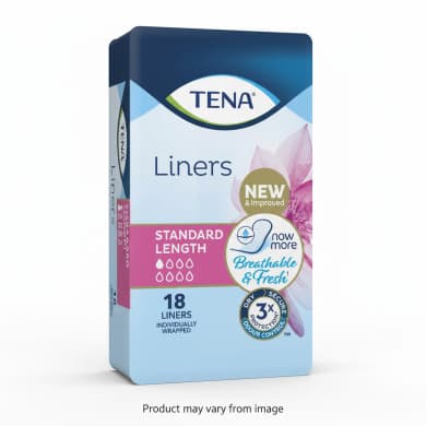 TENA Liners Standard Length 18 Pack