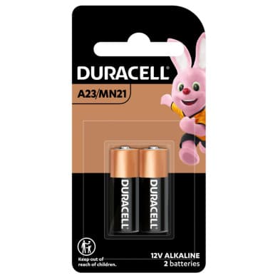 Duracell A23/MN21 12V Alkaline Batteries (2 Pack)