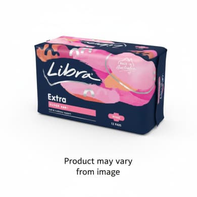 Libra Extra Super Pads with Wings - 12 Pads