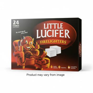 Little Lucifer Odourless Firelighters Cubes (24 Pack)