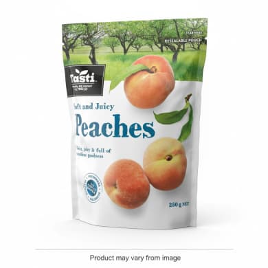 Tasti Soft and Juicy Peaches 250 g