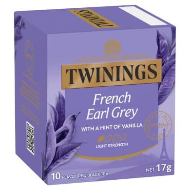 Twinings French Earl Grey Flavoured Black Tea (10 bags, 17 g)