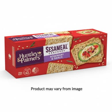 Huntley & Palmers Sesameal Crackers - Rosemary & Garlic