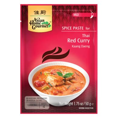 Asian Home Gourmet Spice Paste for Thai Red Curry