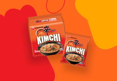 Nongshim Shin Ramyun Kimchi Noodle Soup (120g)