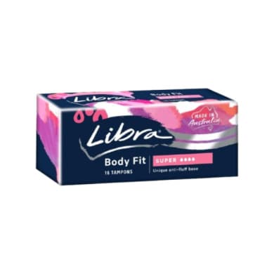 Libra Body Fit Super Tampons, 16 Count