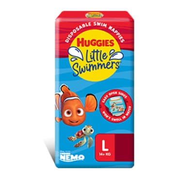 Huggies Little Swimmers Swim Nappies Large (L) 10 Pack
