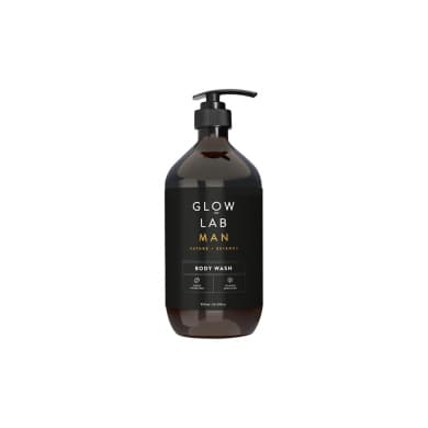 Glow Lab MAN Super Hydrating Body Wash (Shea & Argan) 400ml Pump