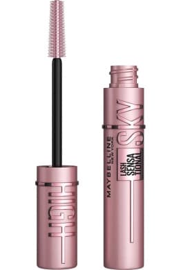 Maybelline Lash Sensational Sky High Mascara, Blackest Black (Washable, Flex Tower Brush) 7.2mL