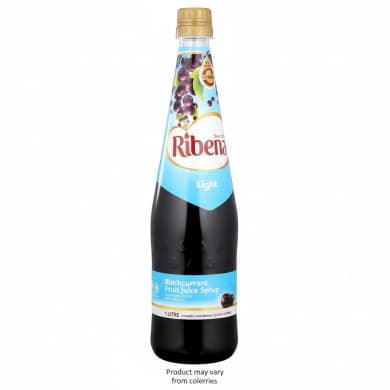Ribena Light Blackcurrant Fruit Juice Syrup 1 Litre