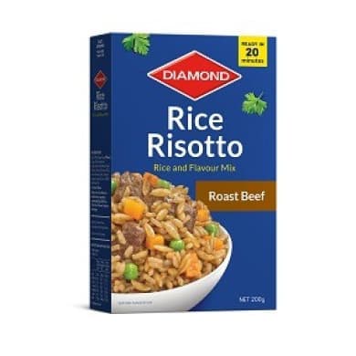 Diamond Rice Risotto Roast Beef (Rice & Flavour Mix) 200g