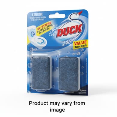 Duck Blue In-Cistern Toilet Flush Blocks Value Twin Pack (2 Pack)
