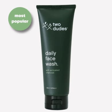 Two Dudes Daily Face Wash with Activated Charcoal