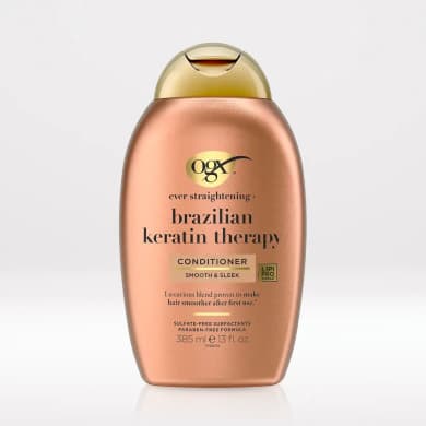 OGX Ever Straightening+ Brazilian Keratin Smooth Conditioner 385ml
