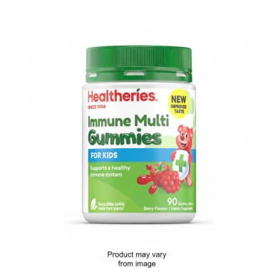 Healtheries Kids Immune Multi Gummy Bears (Berry Flavour) 90 Pack