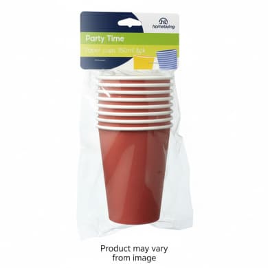 homeliving Party Time Paper Cups 350ml – 8 Pack