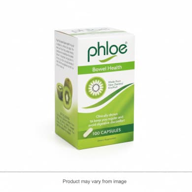 Phloe Bowel Health Digestive Supplement Capsules (Zyactinase™) — 100 Capsules