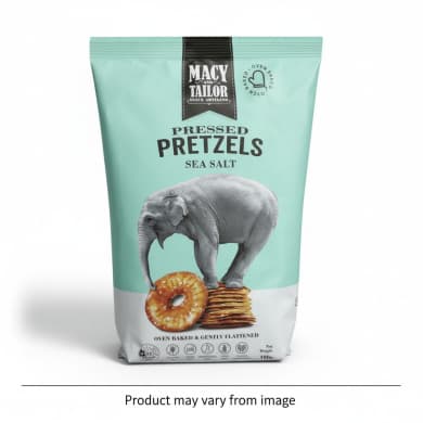 Macy & Tailor Pressed Pretzels - Sea Salt