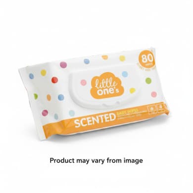 Little One's Scented Baby Wipes 80 Pack
