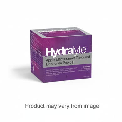 Hydralyte Apple Blackcurrant Electrolyte Powder Sachets (10 Pack)