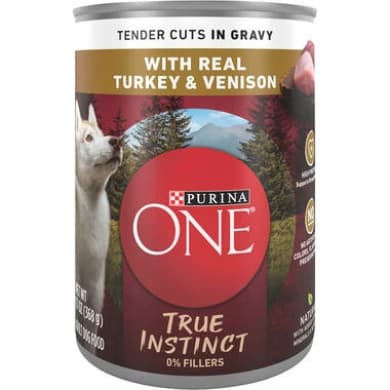 Purina ONE True Instinct Tender Cuts in Gravy With Real Turkey & Venison