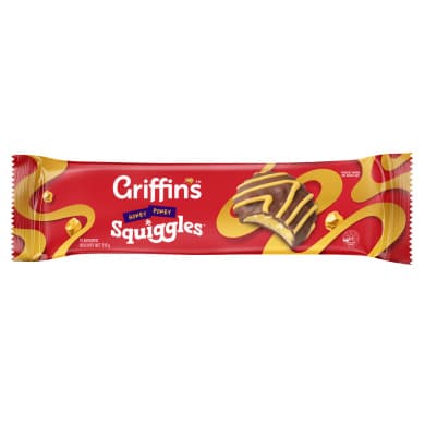 Griffin's Squiggles Hokey Pokey Flavoured Biscuits
